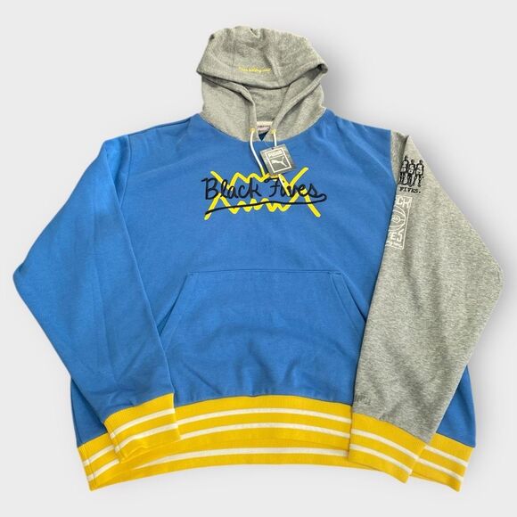 Puma X Hoodie Black Fives "Make History Now" Star Sapphire Hoodie Mens size XL - Picture 1 of 8